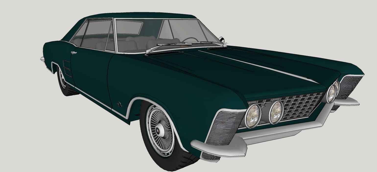 Buick Riviera 1963 3D model_36