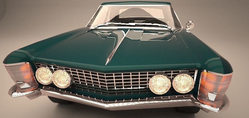 Buick Riviera 1963 3D model_10