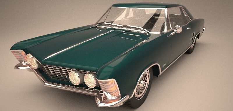 Buick Riviera 1963 3D model_6