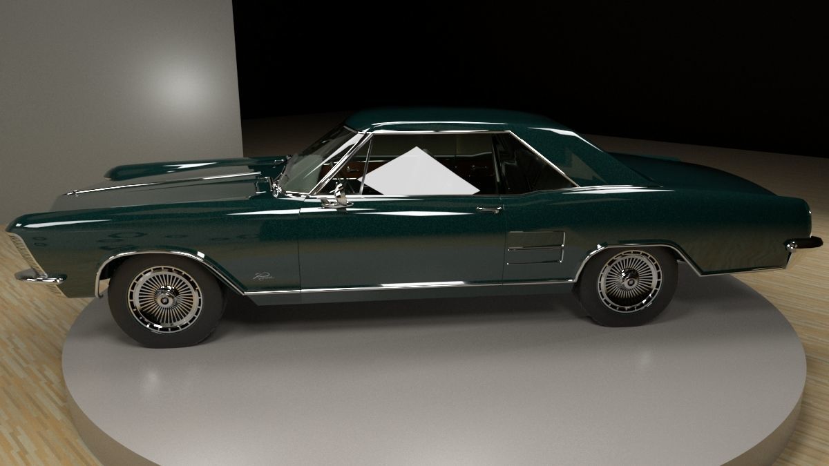 Buick Riviera 1963 3D model_2