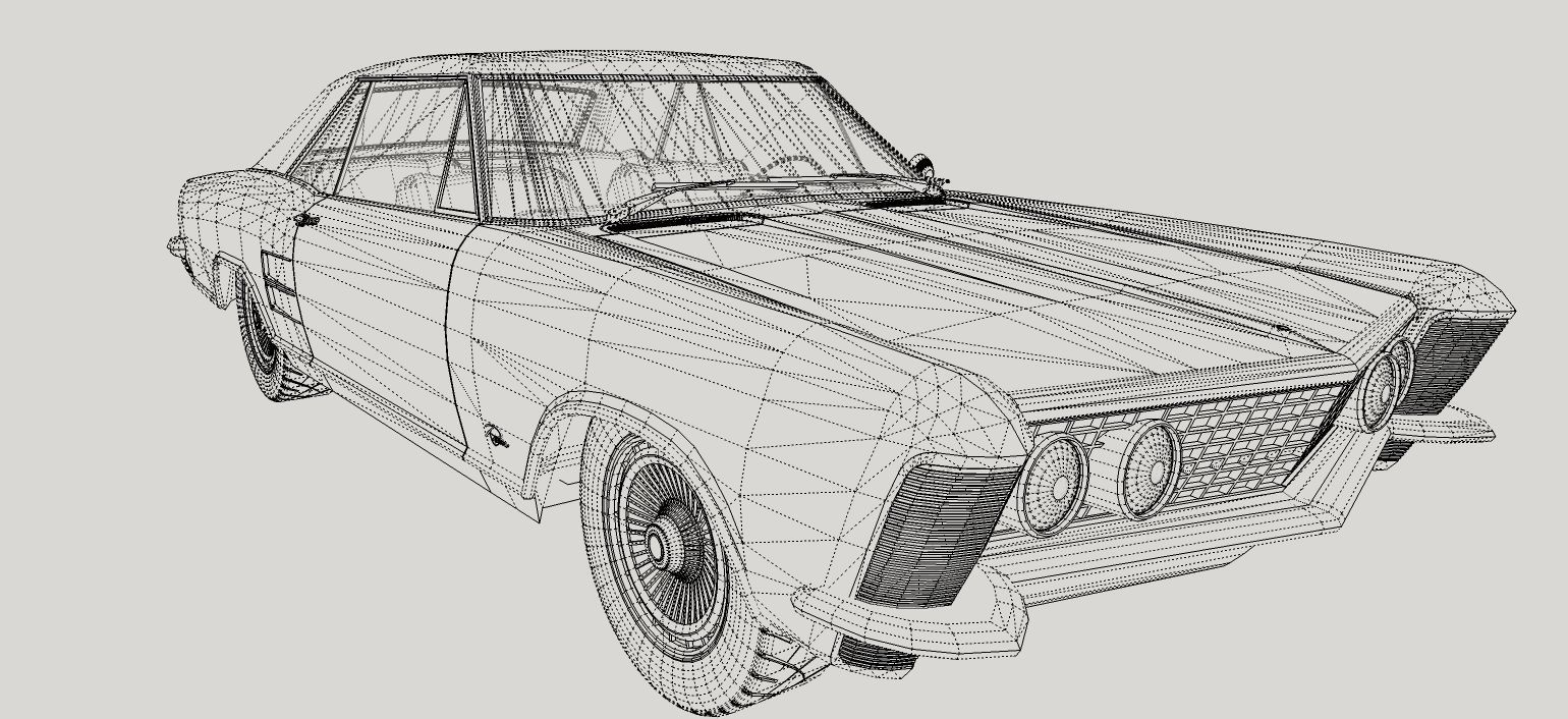 Buick Riviera 1963 3D model_38