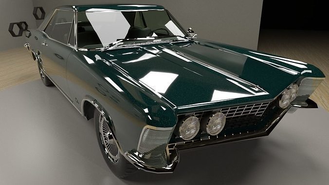 Buick Riviera 1963 3D model