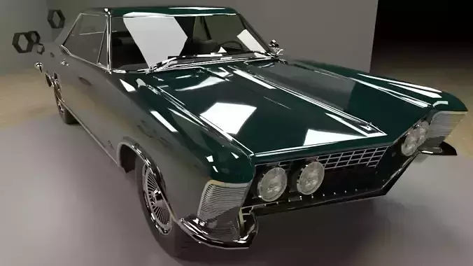 Buick Riviera 1963 3D model