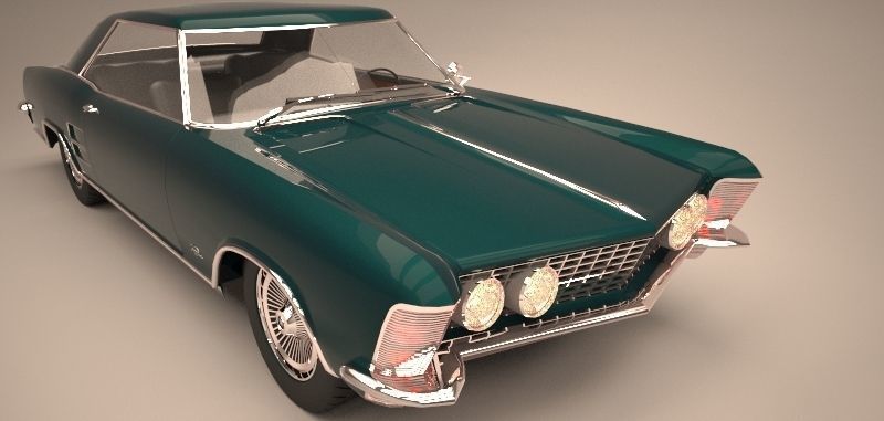 Buick Riviera 1963 3D model_35