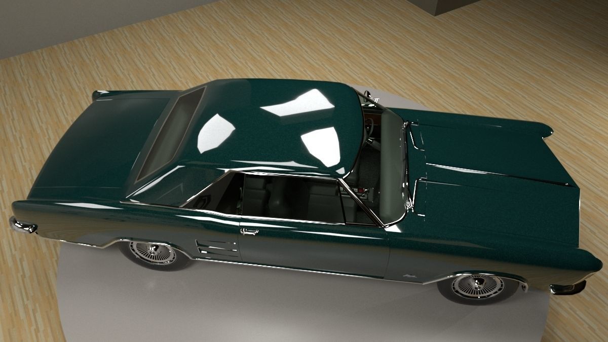 Buick Riviera 1963 3D model_3