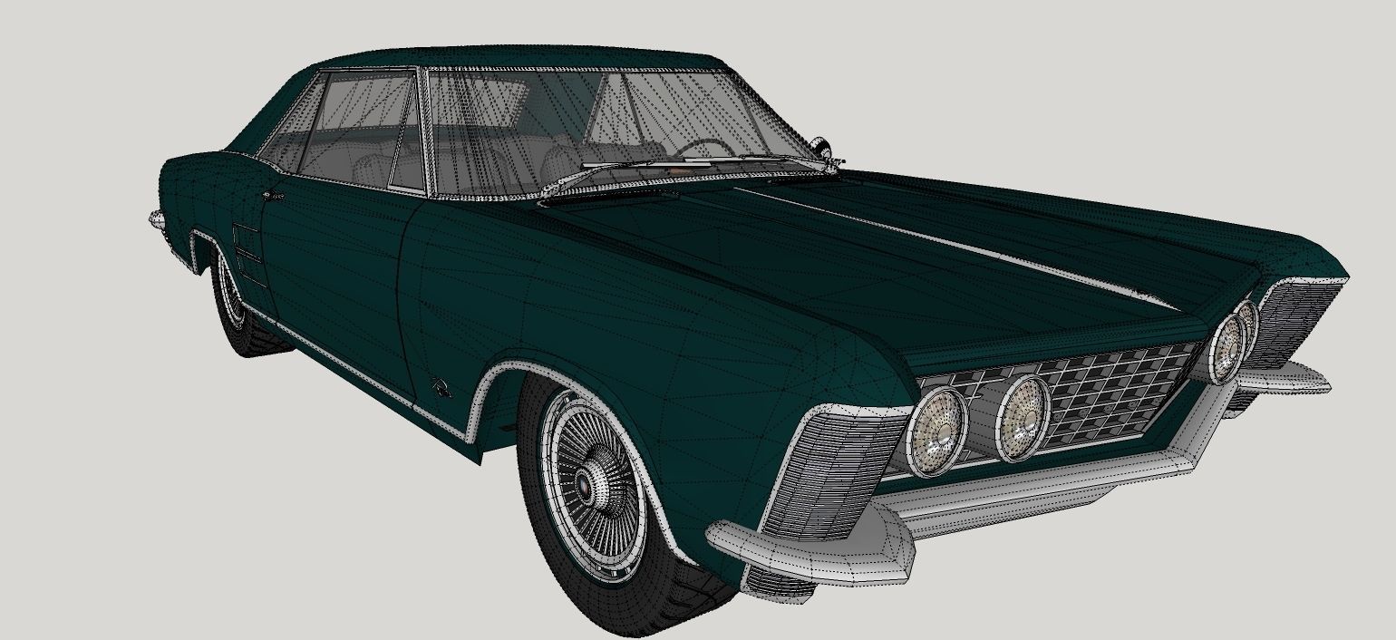 Buick Riviera 1963 3D model_37