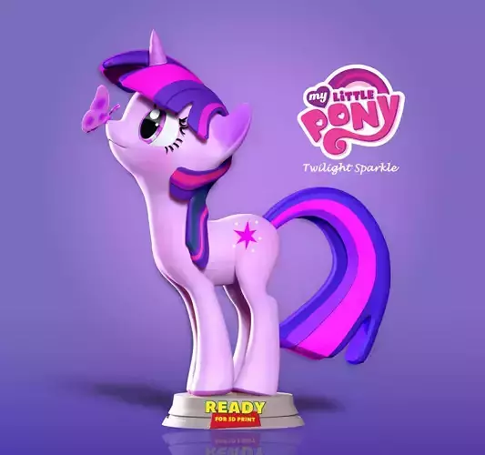 Twilight Sparkle - Little Pony 3D print model