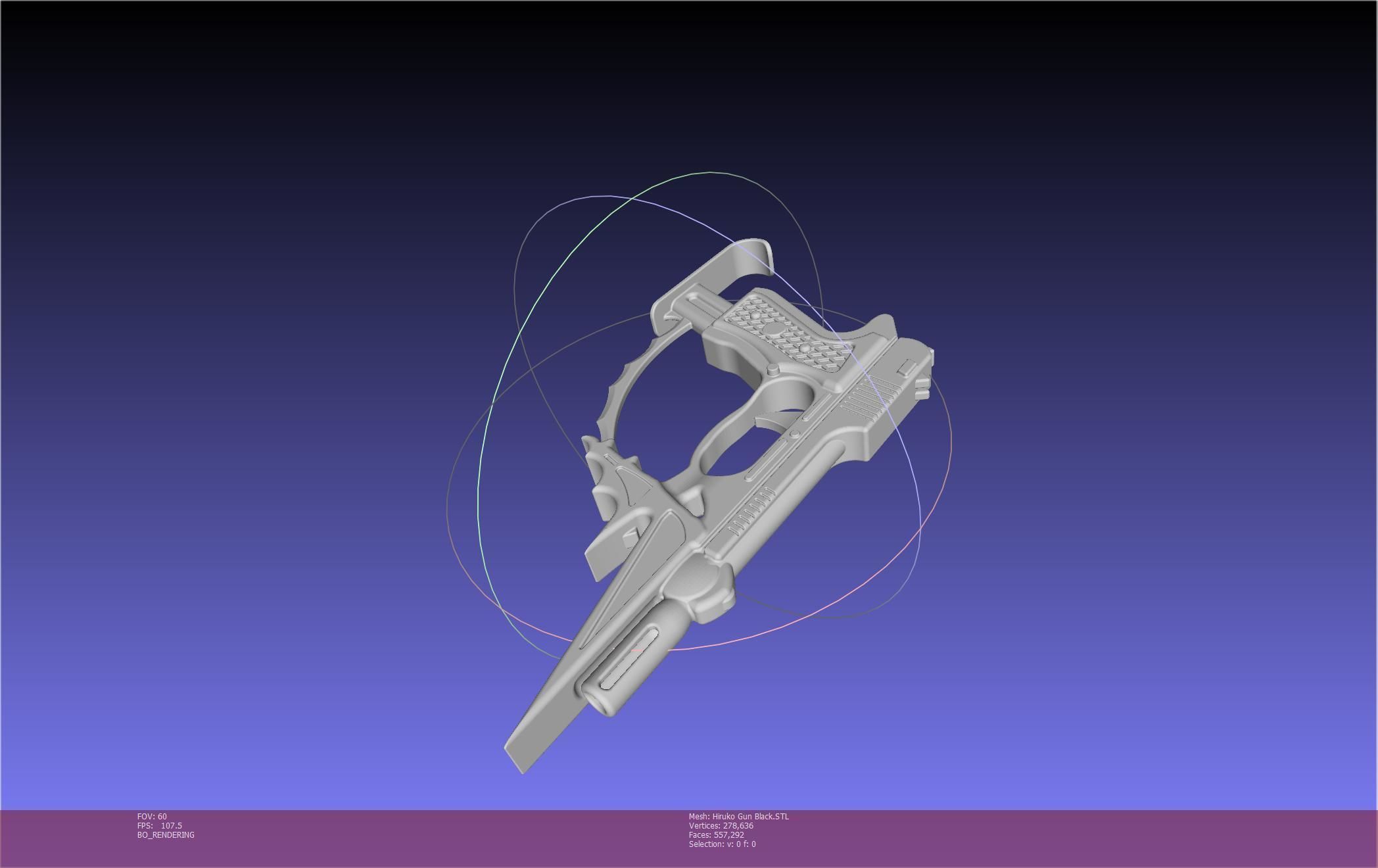 Black Bullet Kagetane Hiruko Guns Basic Models 3D model_73