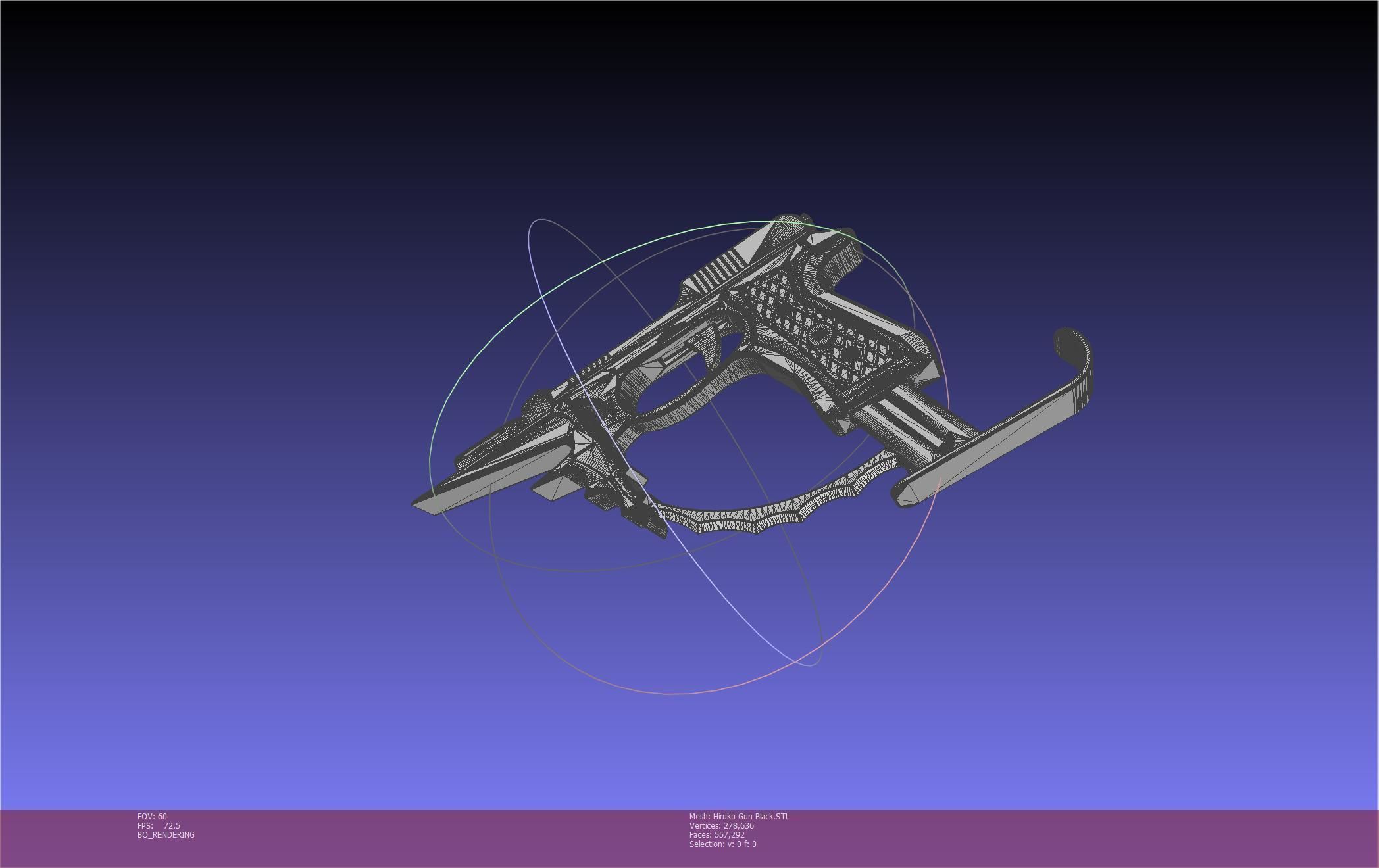 Black Bullet Kagetane Hiruko Guns Basic Models 3D model_49