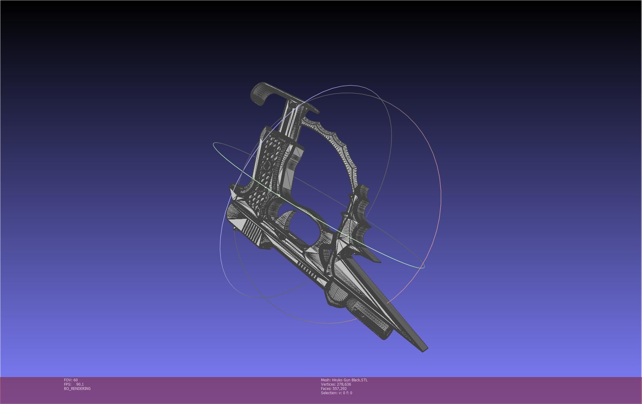 Black Bullet Kagetane Hiruko Guns Basic Models 3D model_52