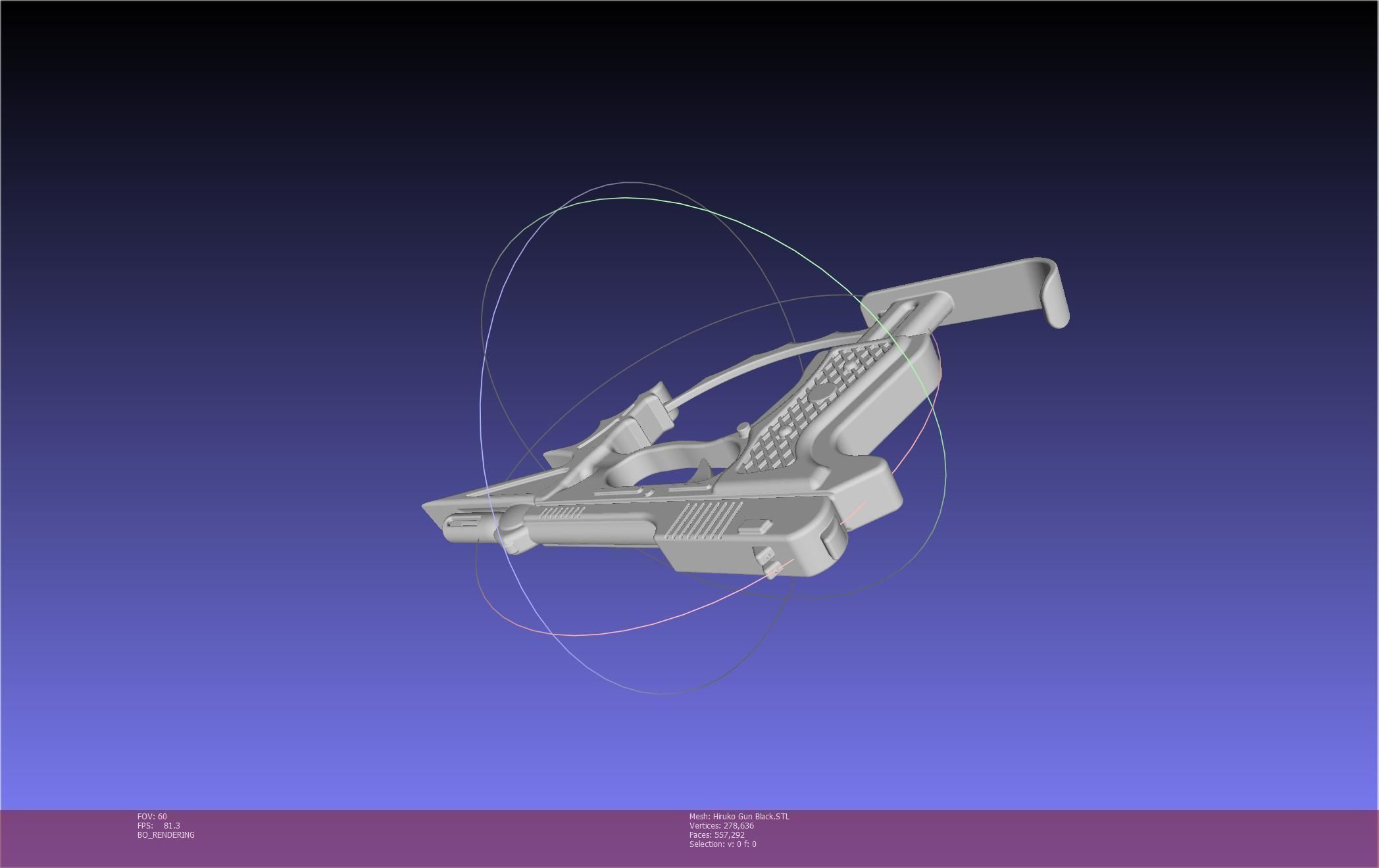 Black Bullet Kagetane Hiruko Guns Basic Models 3D model_76