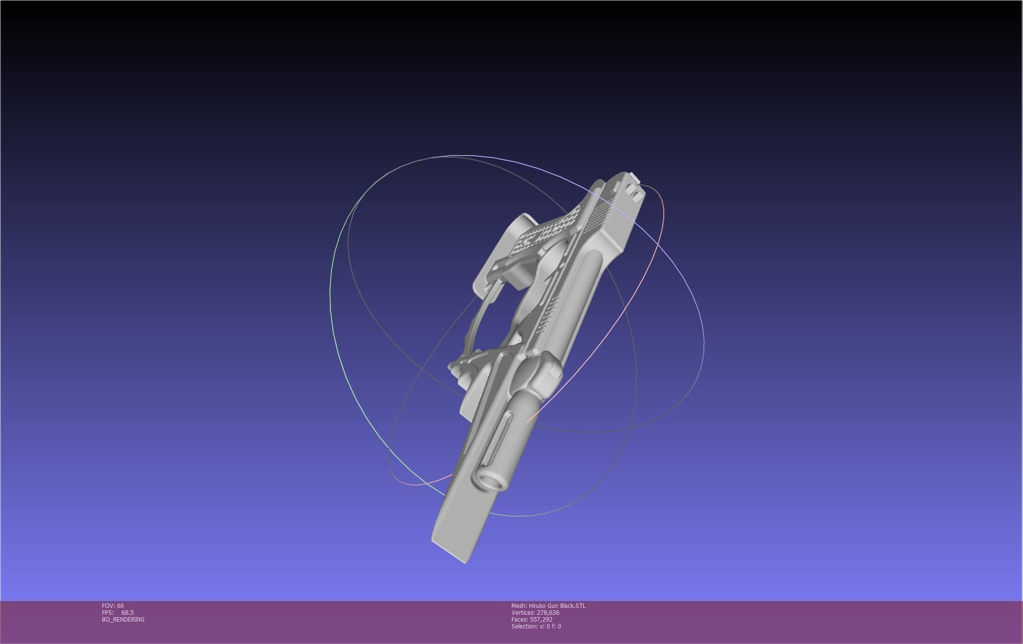 Black Bullet Kagetane Hiruko Guns Basic Models 3D model_78