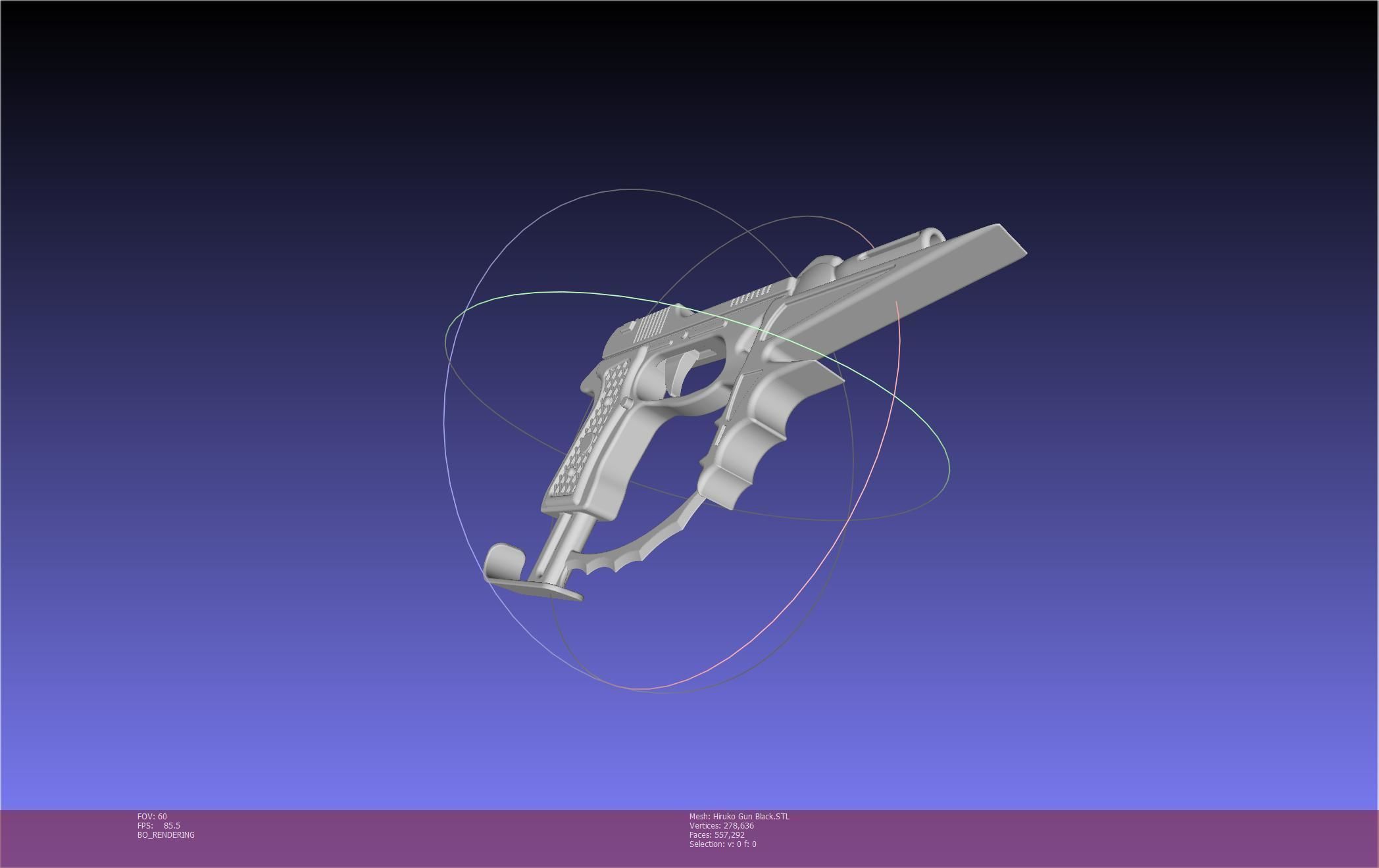 Black Bullet Kagetane Hiruko Guns Basic Models 3D model_86