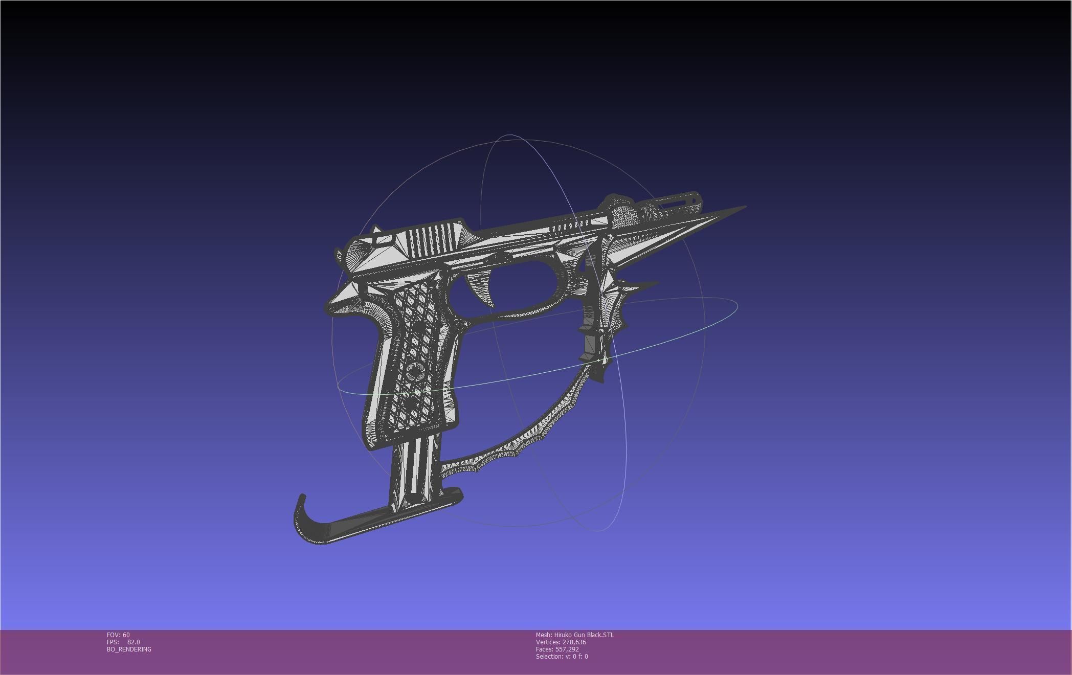 Black Bullet Kagetane Hiruko Guns Basic Models 3D model_66