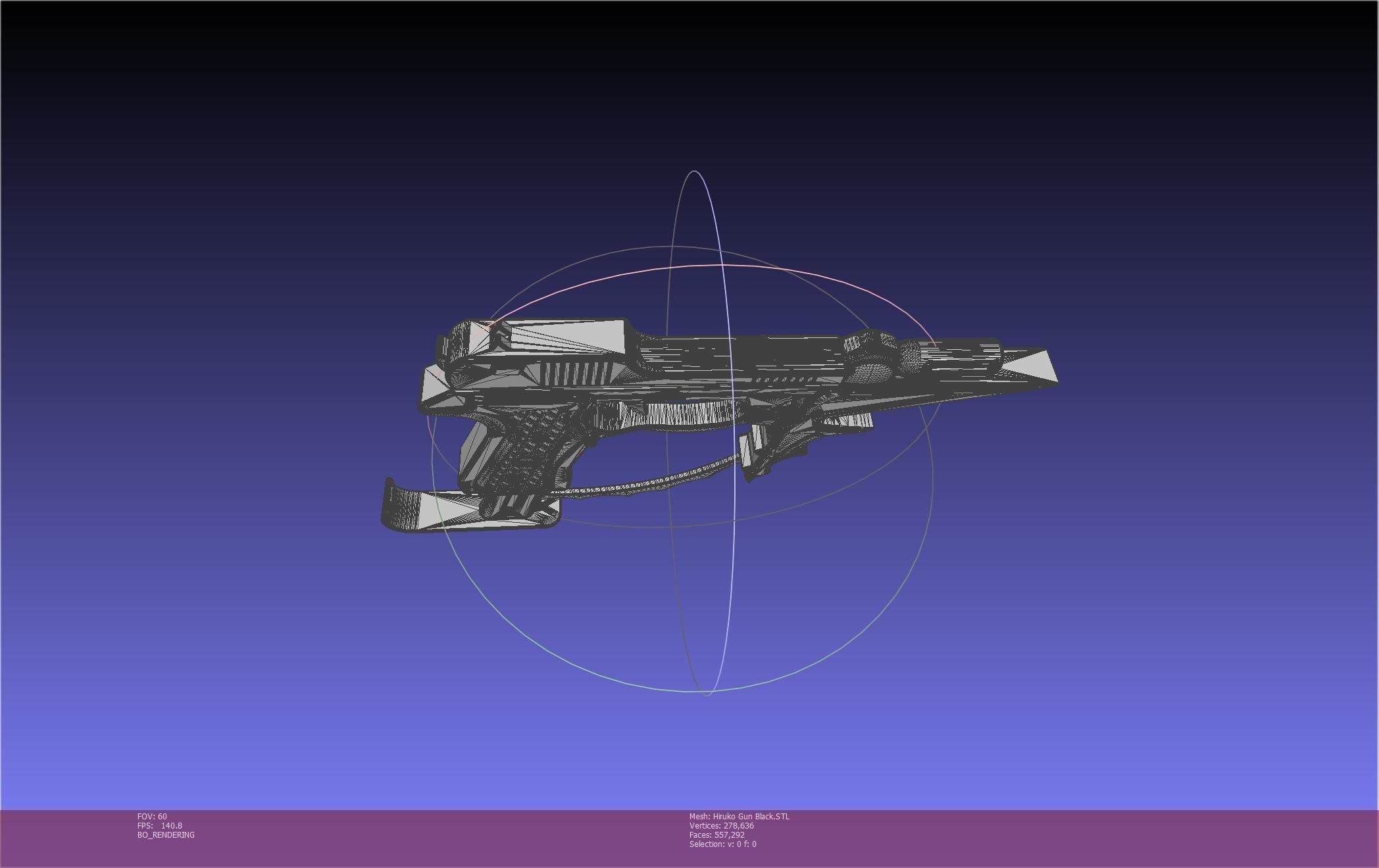 Black Bullet Kagetane Hiruko Guns Basic Models 3D model_56