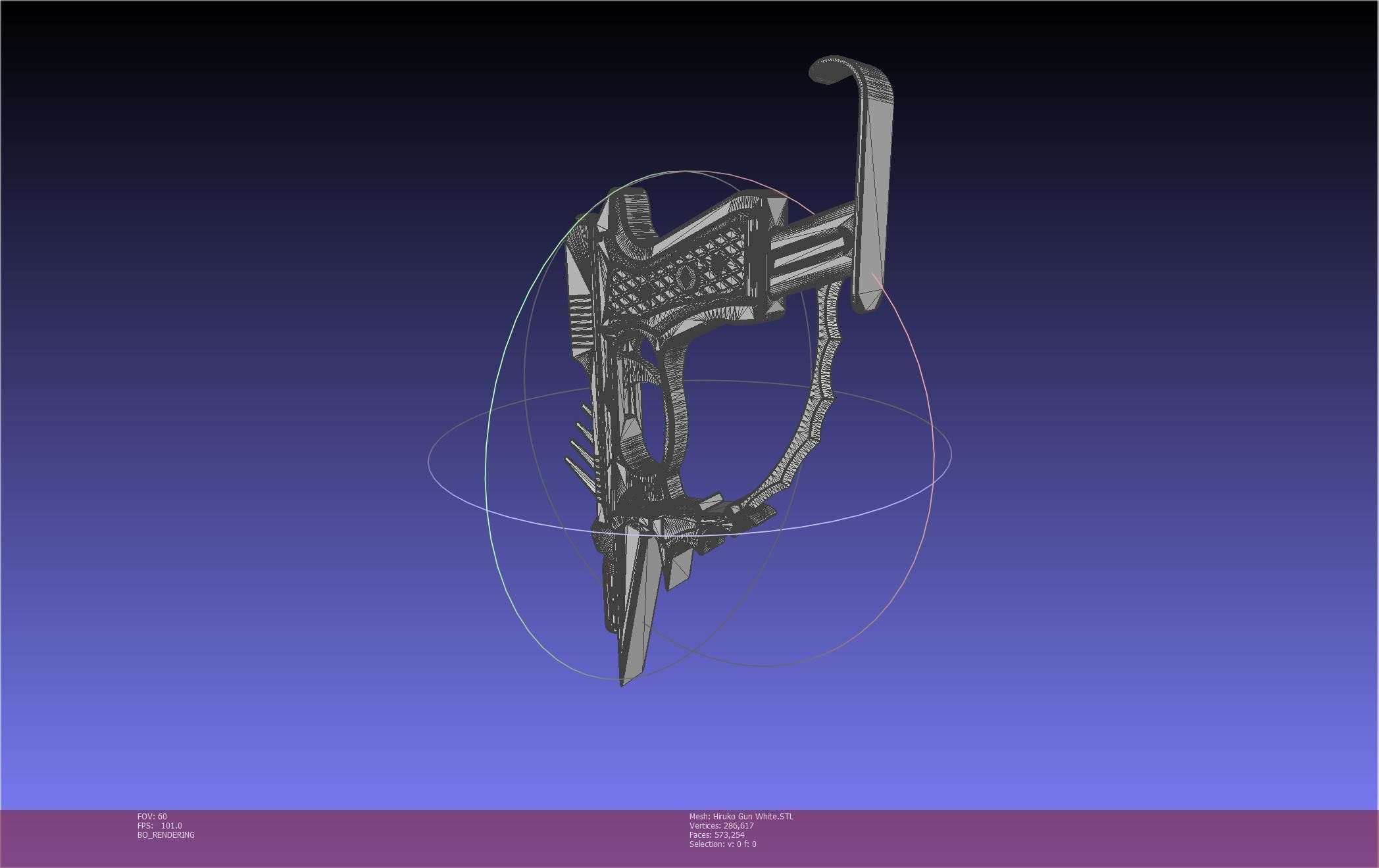 Black Bullet Kagetane Hiruko Guns Basic Models 3D model_140