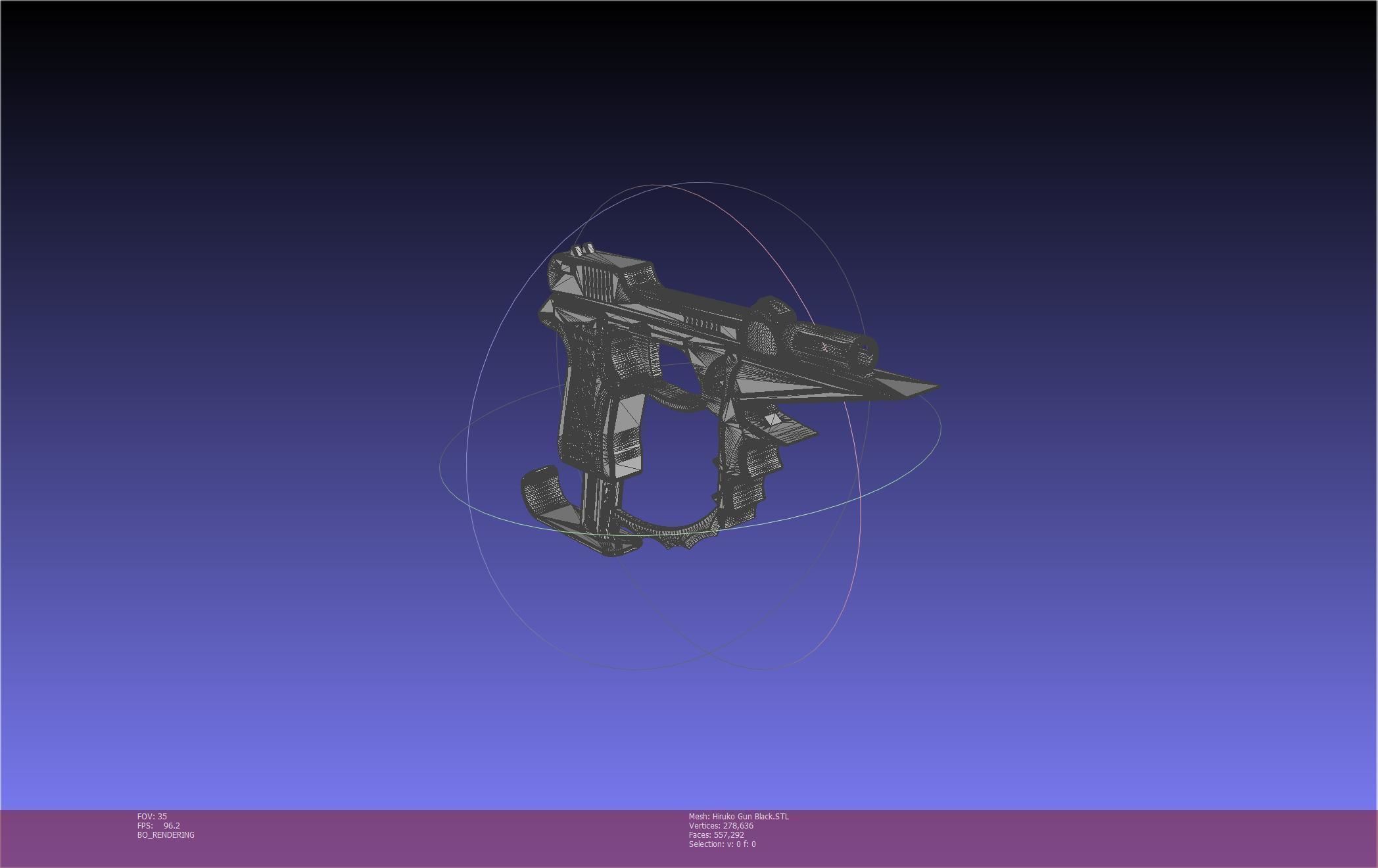 Black Bullet Kagetane Hiruko Guns Basic Models 3D model_95