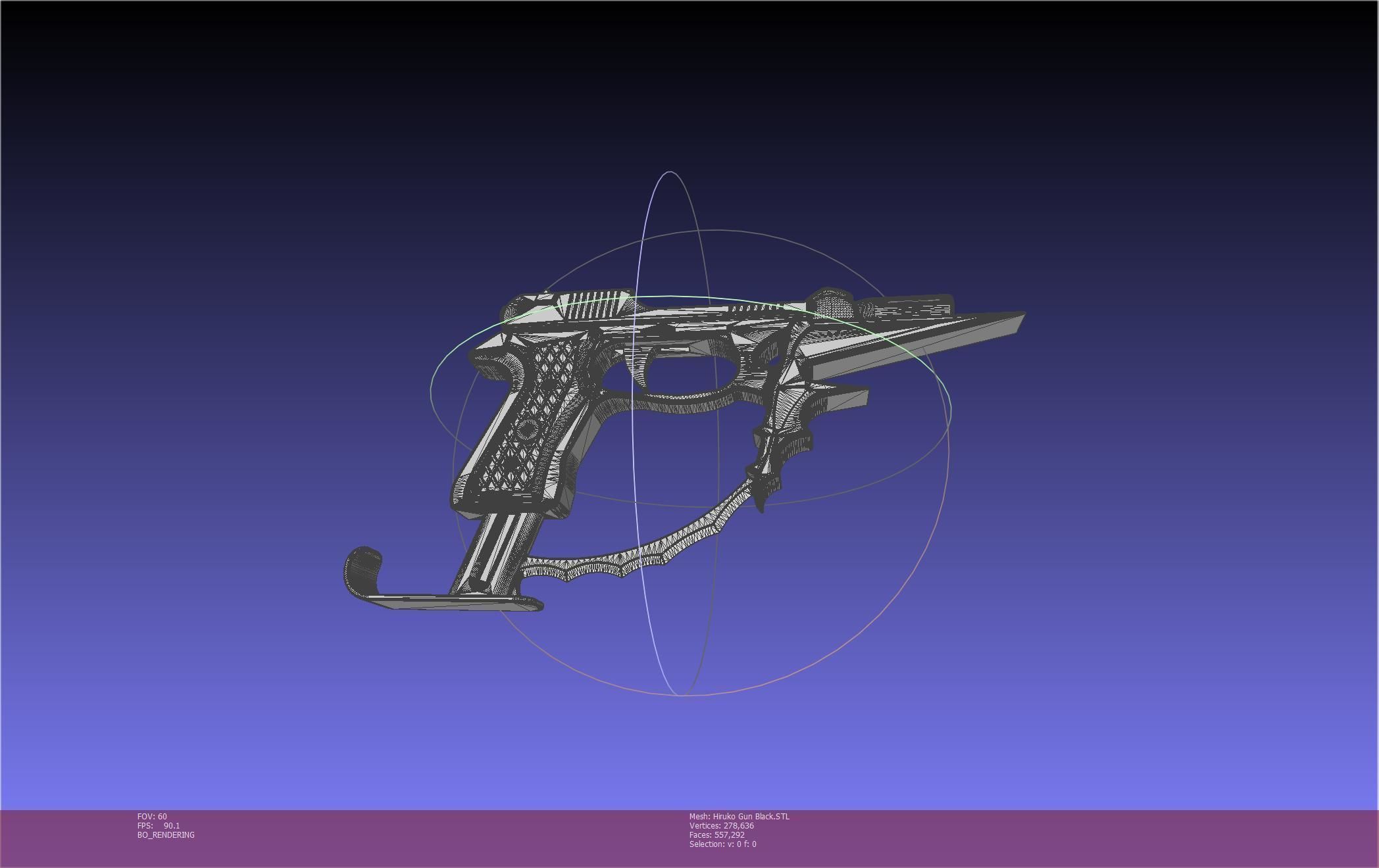 Black Bullet Kagetane Hiruko Guns Basic Models 3D model_58