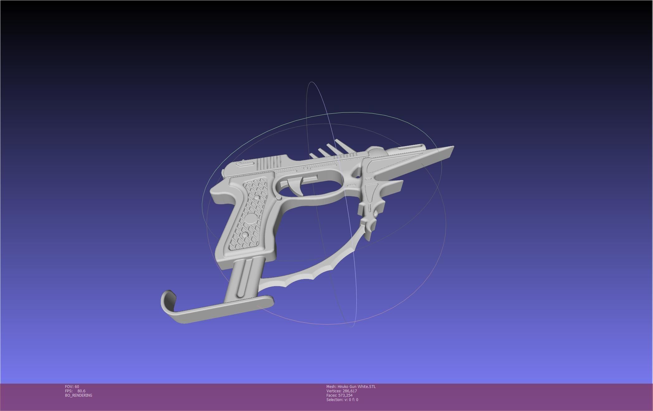 Black Bullet Kagetane Hiruko Guns Basic Models 3D model_121