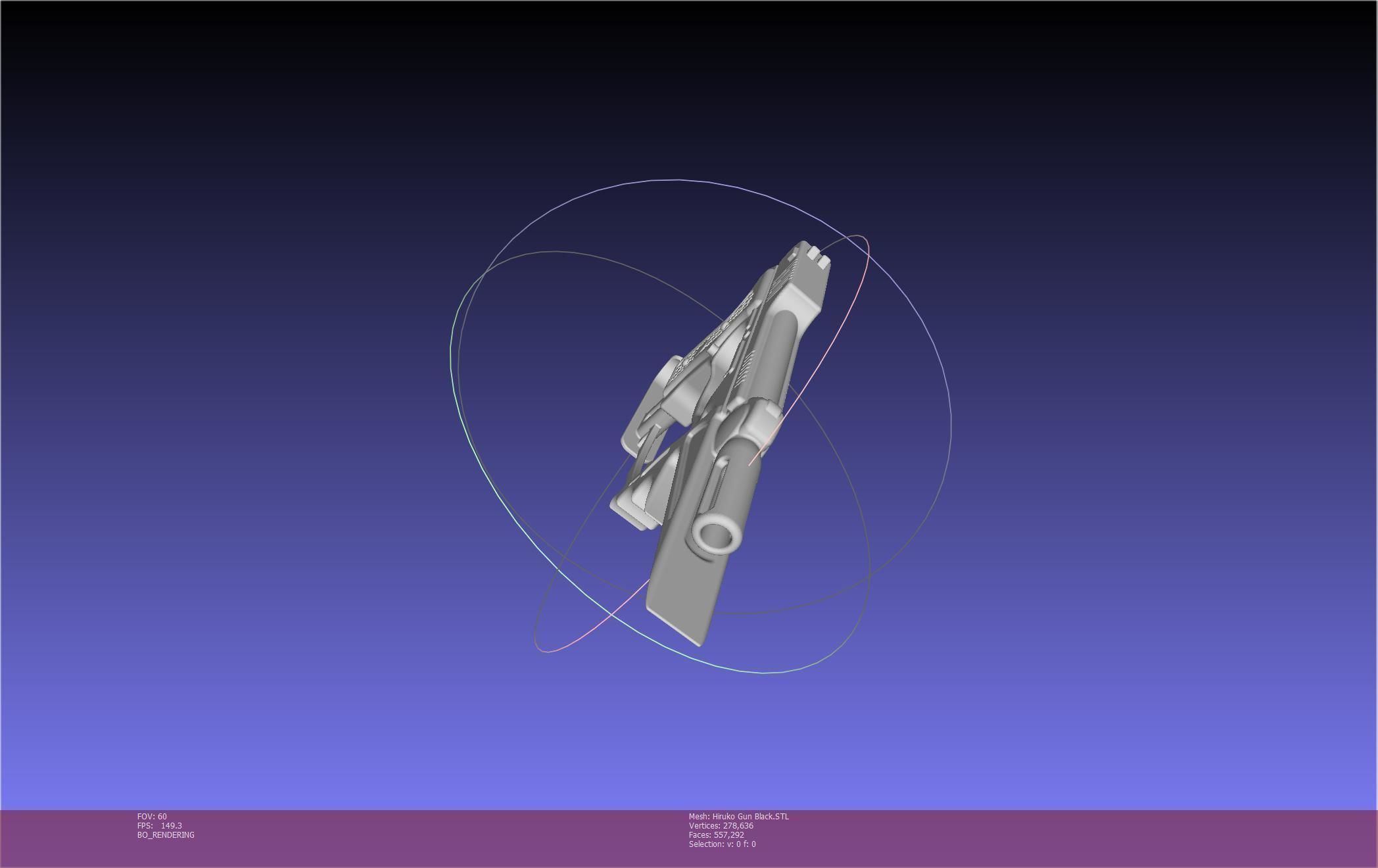 Black Bullet Kagetane Hiruko Guns Basic Models 3D model_85