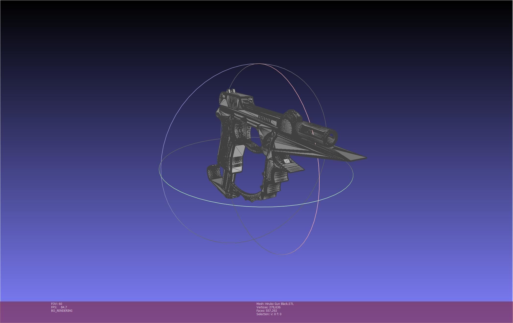 Black Bullet Kagetane Hiruko Guns Basic Models 3D model_44