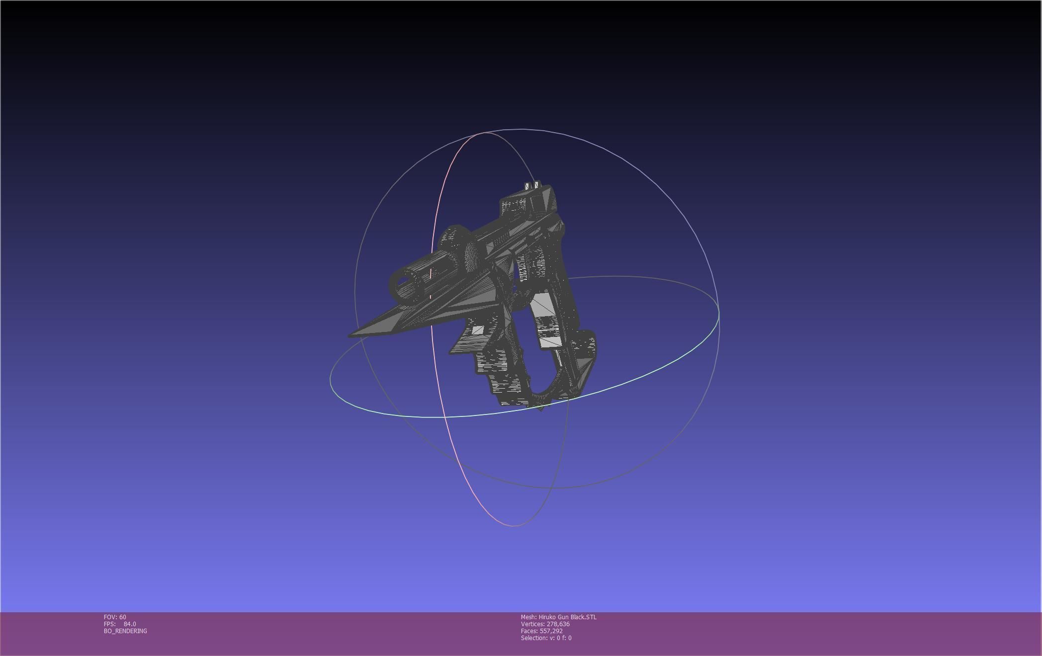 Black Bullet Kagetane Hiruko Guns Basic Models 3D model_46