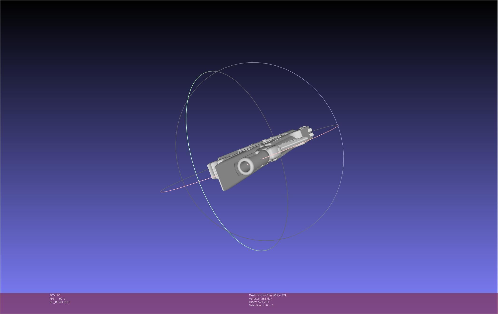 Black Bullet Kagetane Hiruko Guns Basic Models 3D model_113