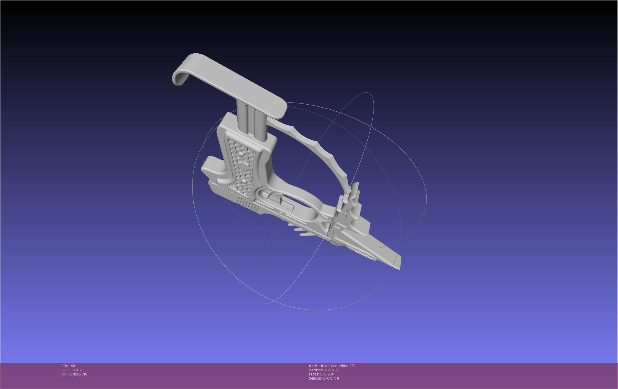 Black Bullet Kagetane Hiruko Guns Basic Models 3D model_127