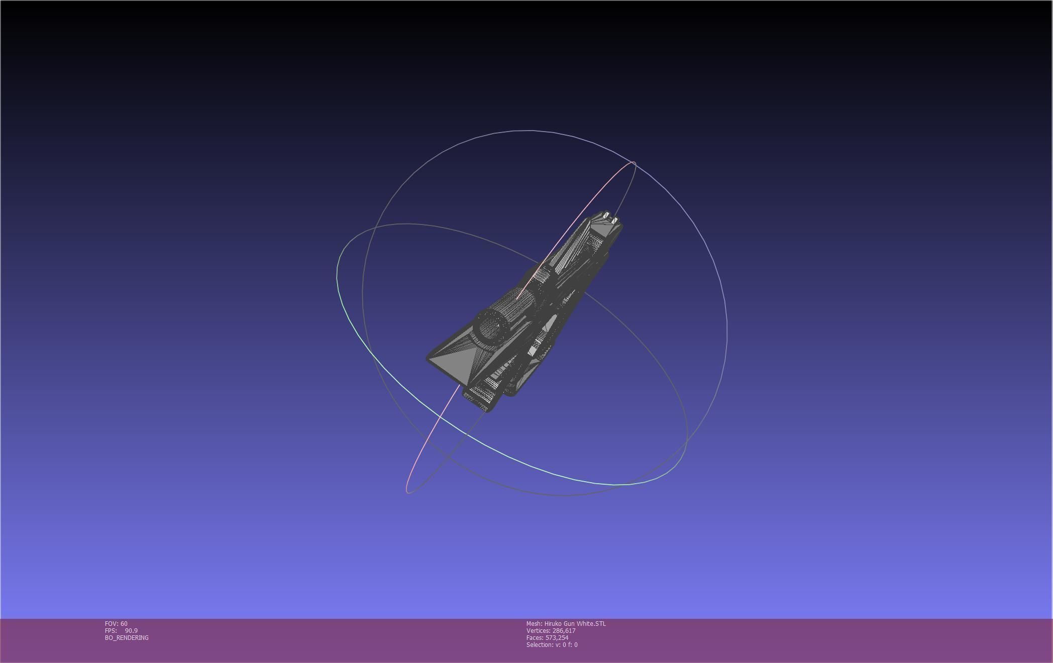 Black Bullet Kagetane Hiruko Guns Basic Models 3D model_141