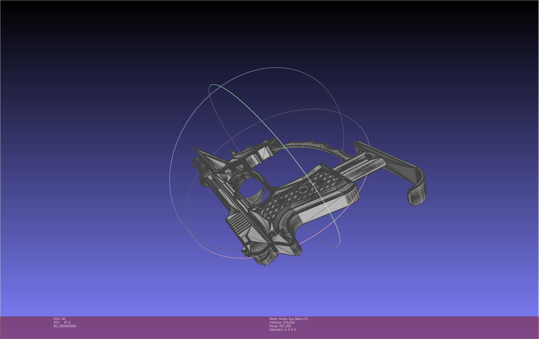 Black Bullet Kagetane Hiruko Guns Basic Models 3D model_62