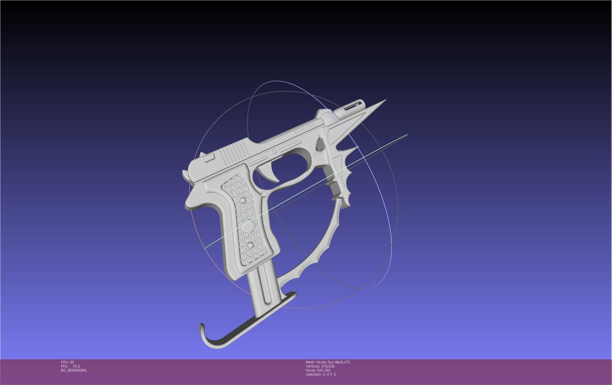 Black Bullet Kagetane Hiruko Guns Basic Models 3D model_70