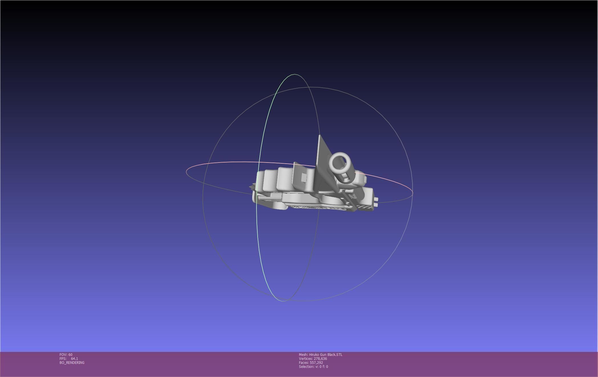 Black Bullet Kagetane Hiruko Guns Basic Models 3D model_25