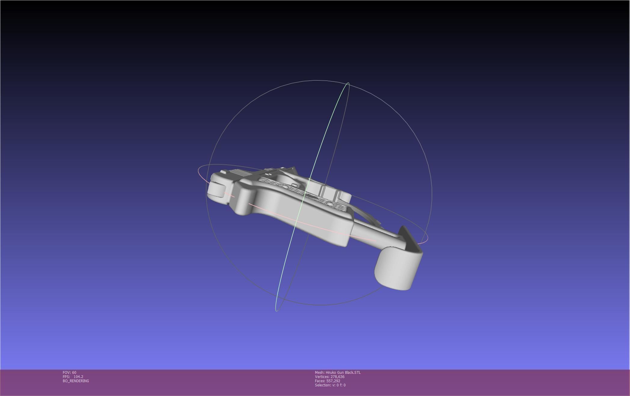 Black Bullet Kagetane Hiruko Guns Basic Models 3D model_30