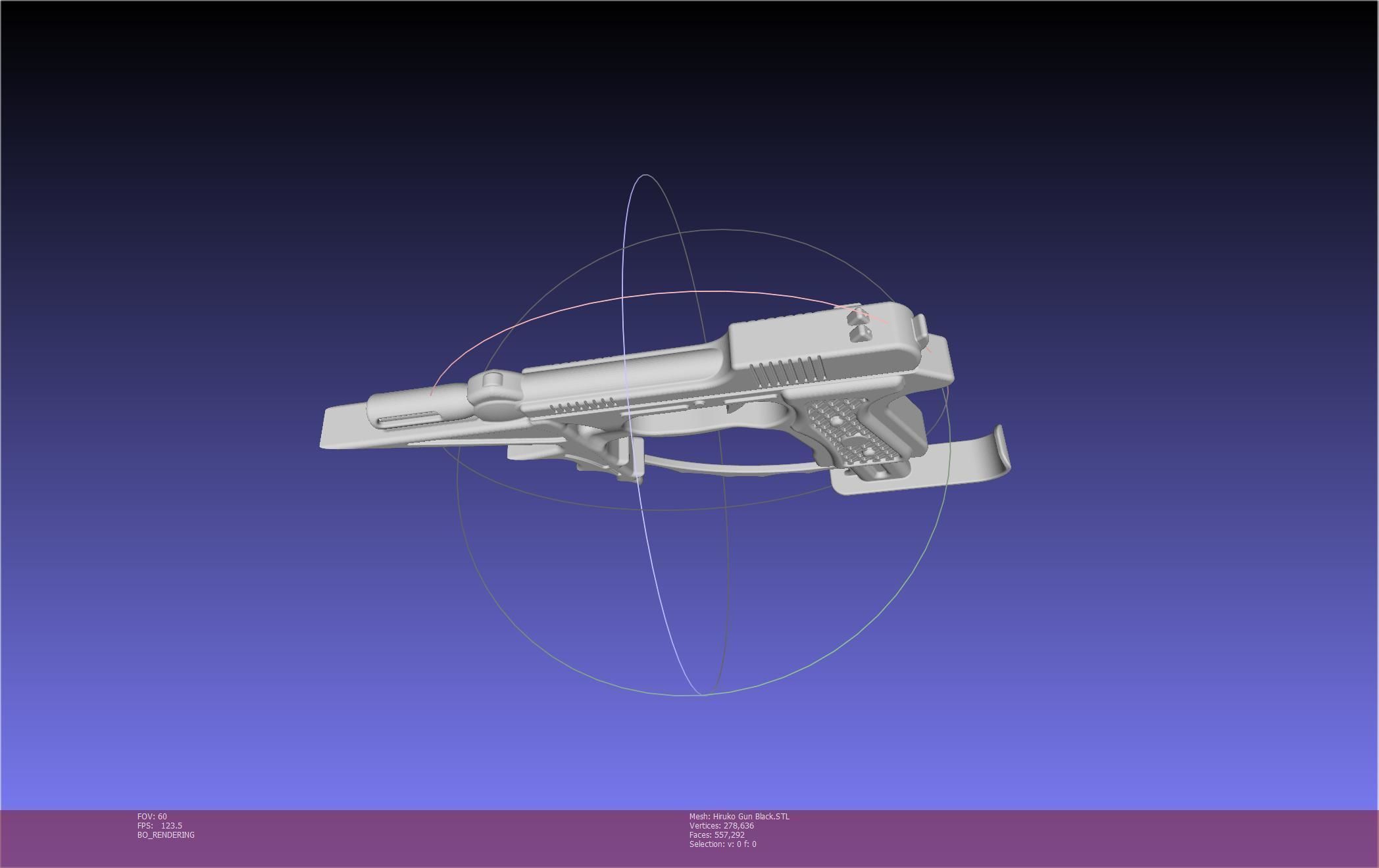 Black Bullet Kagetane Hiruko Guns Basic Models 3D model_27