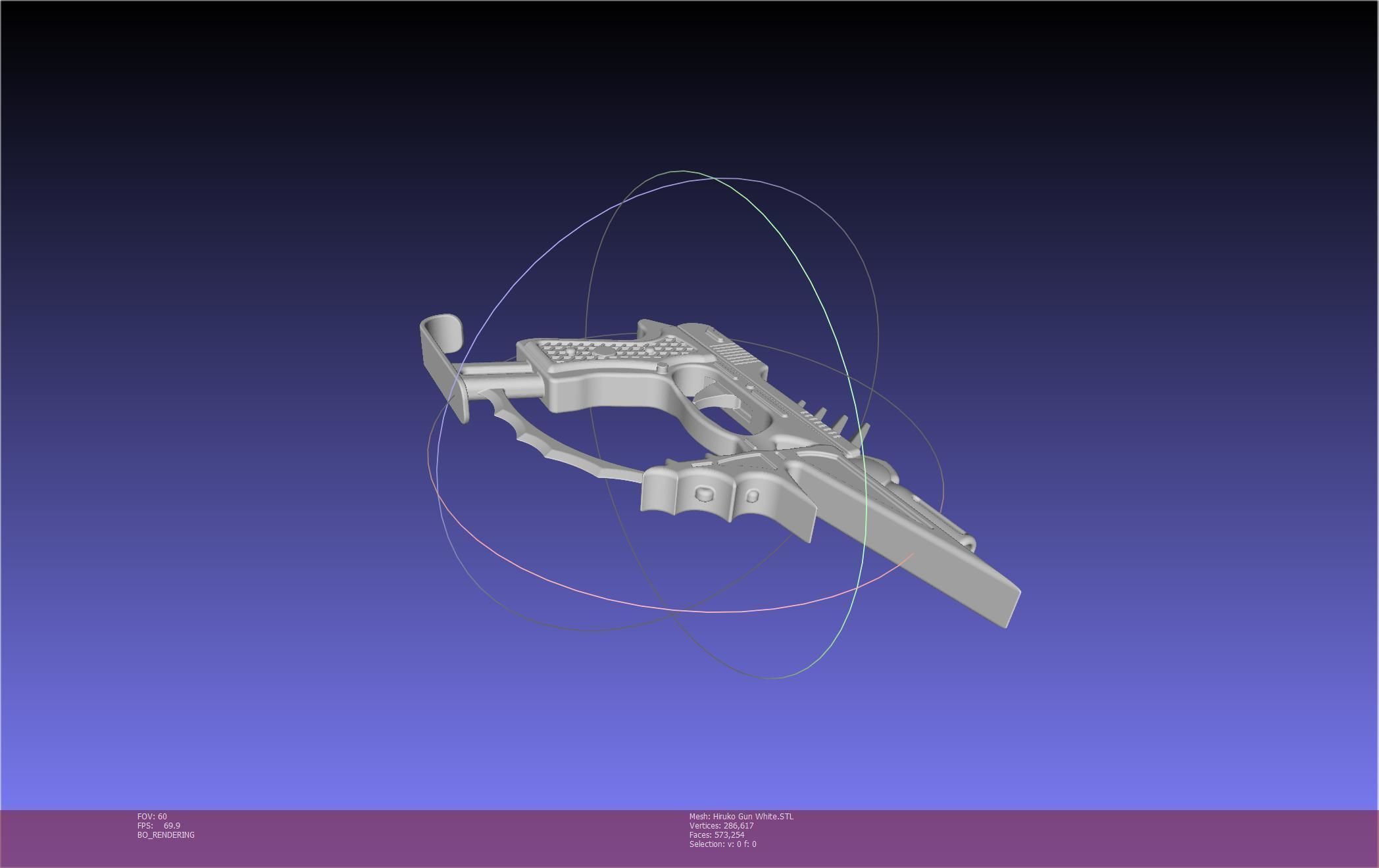 Black Bullet Kagetane Hiruko Guns Basic Models 3D model_123