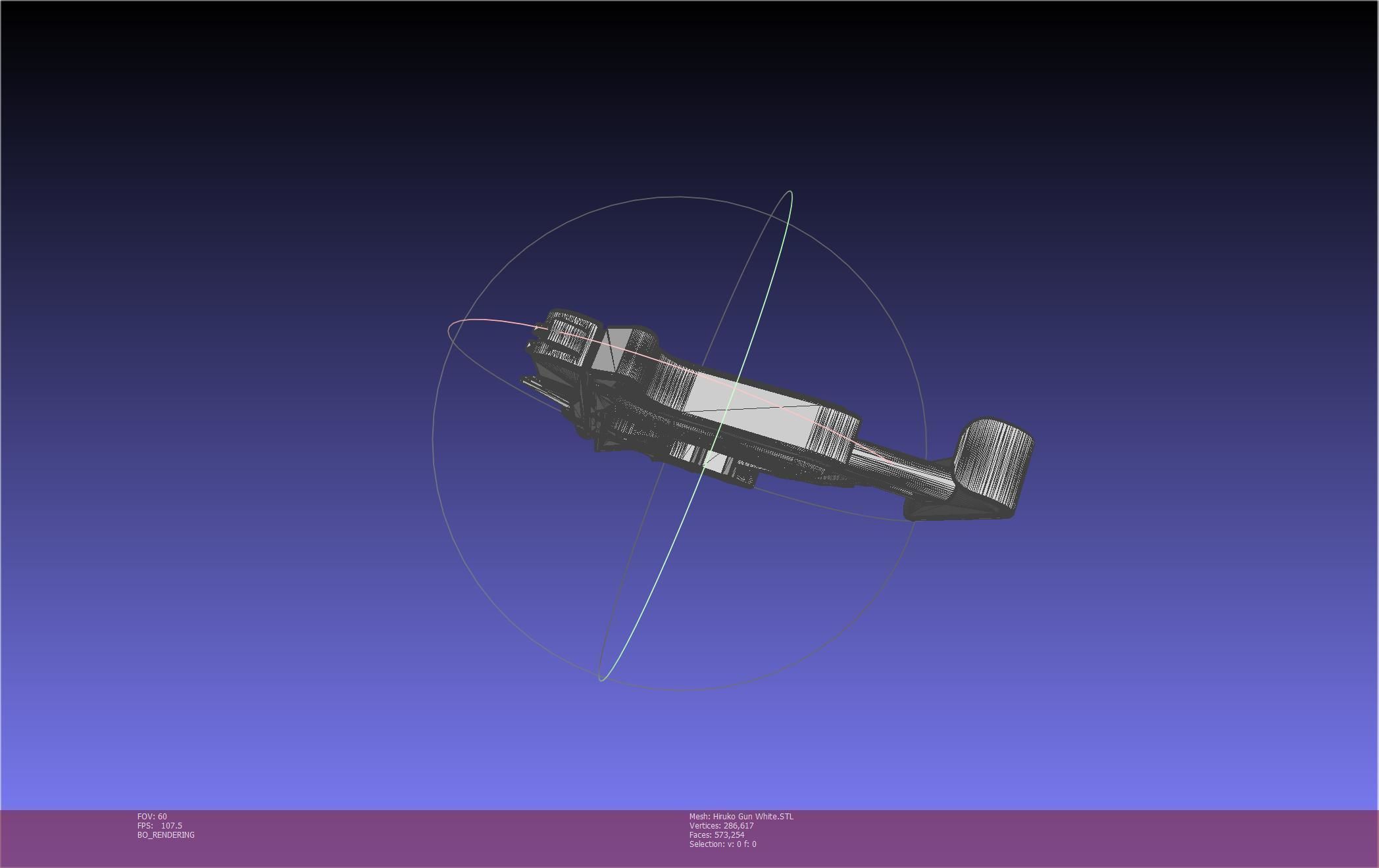 Black Bullet Kagetane Hiruko Guns Basic Models 3D model_146