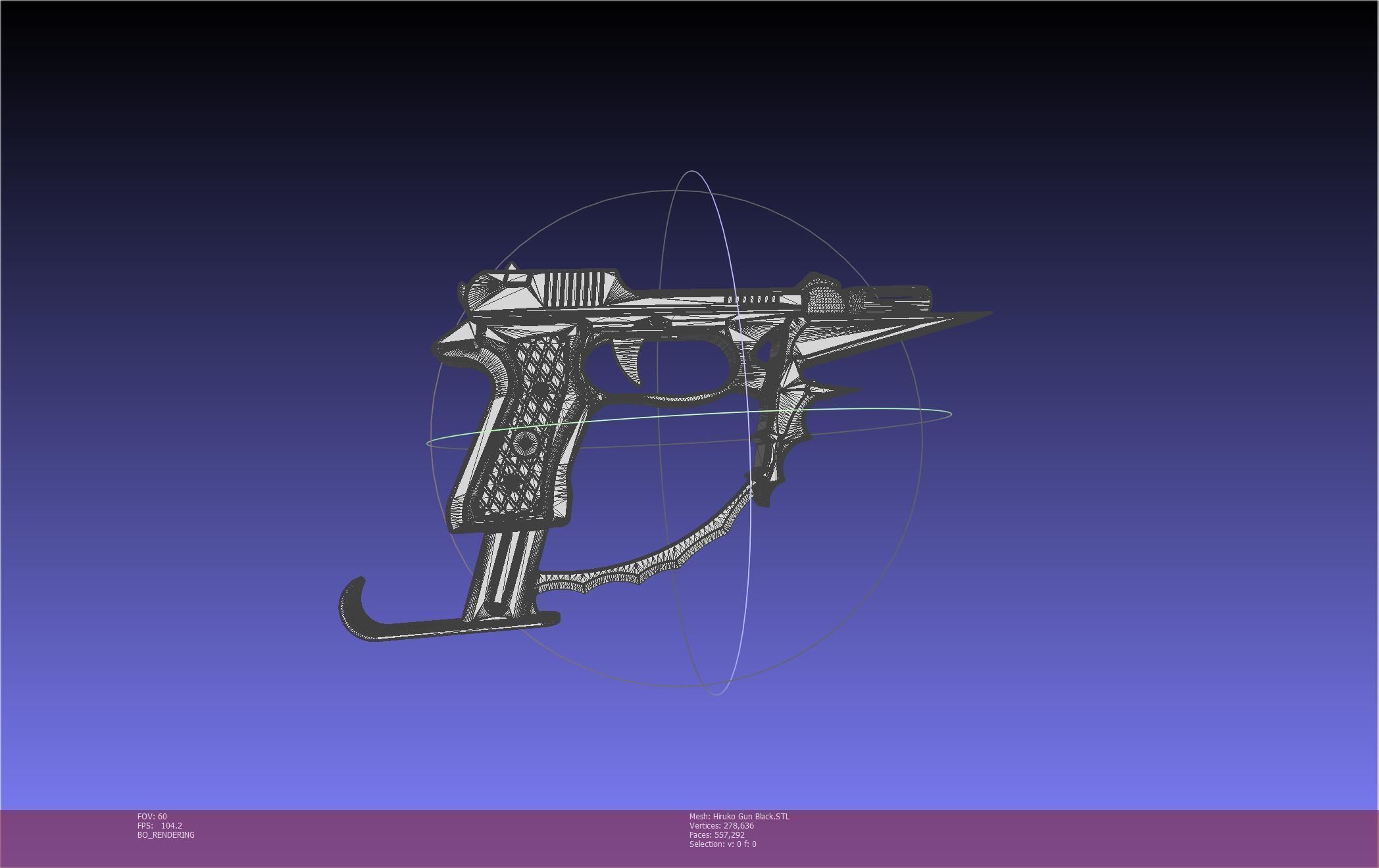 Black Bullet Kagetane Hiruko Guns Basic Models 3D model_40