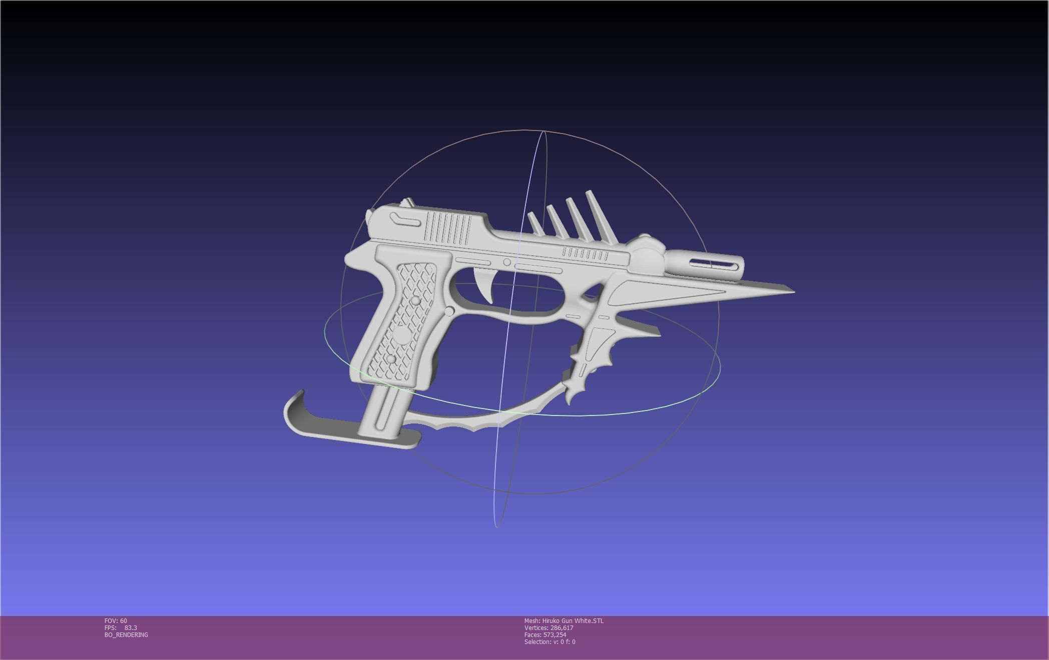 Black Bullet Kagetane Hiruko Guns Basic Models 3D model_99