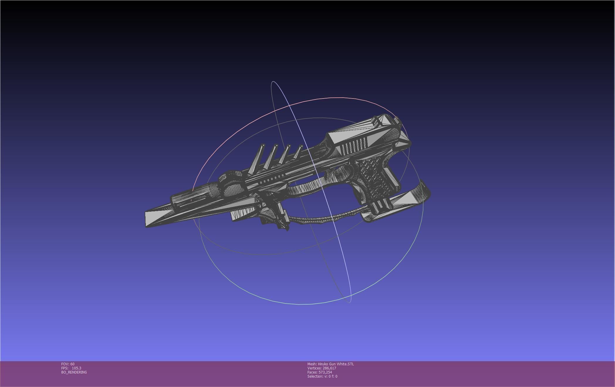 Black Bullet Kagetane Hiruko Guns Basic Models 3D model_142