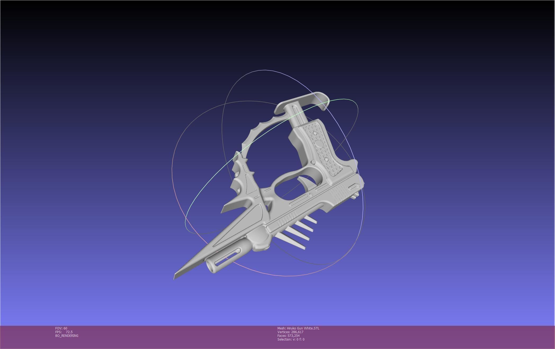 Black Bullet Kagetane Hiruko Guns Basic Models 3D model_125