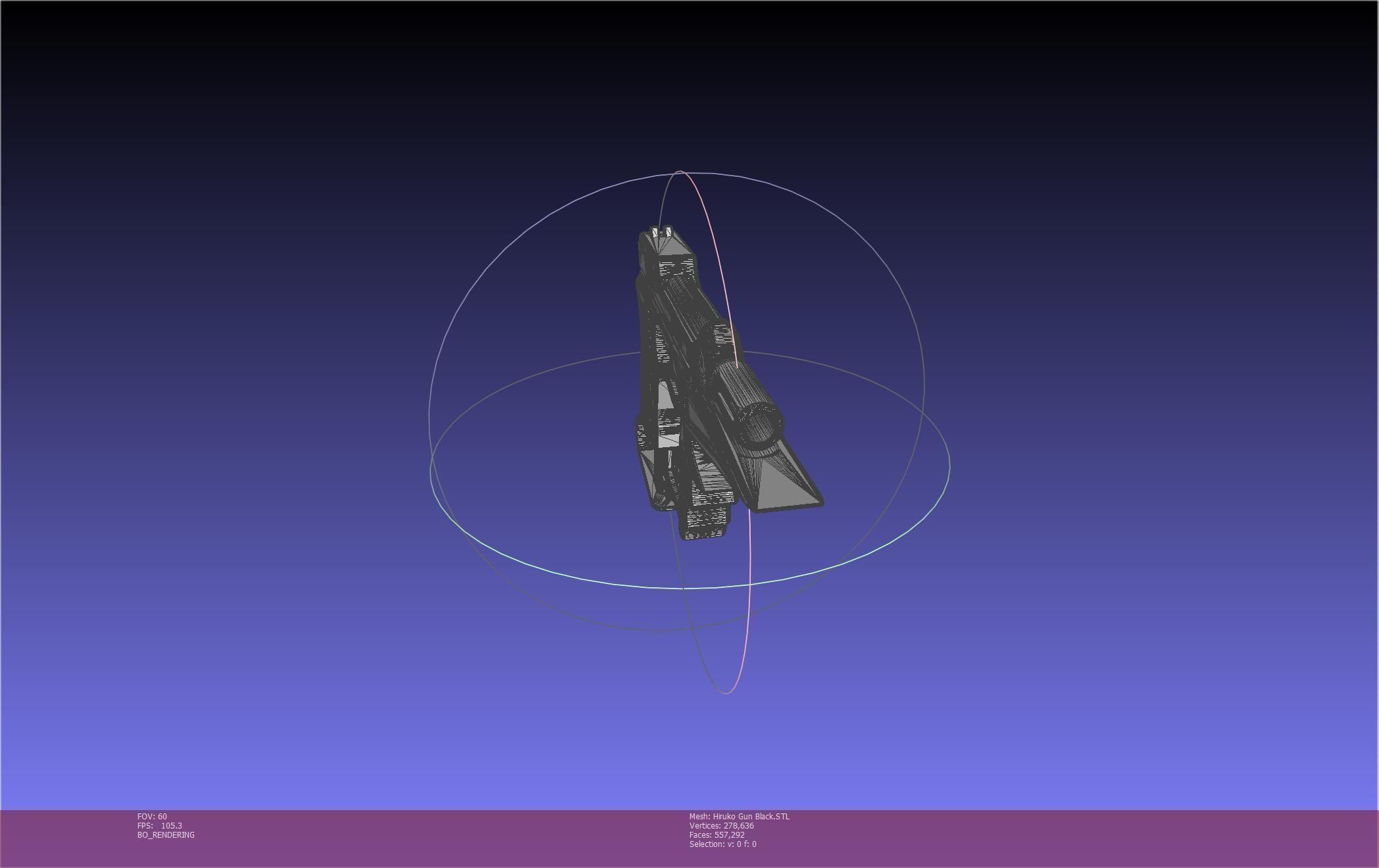 Black Bullet Kagetane Hiruko Guns Basic Models 3D model_43