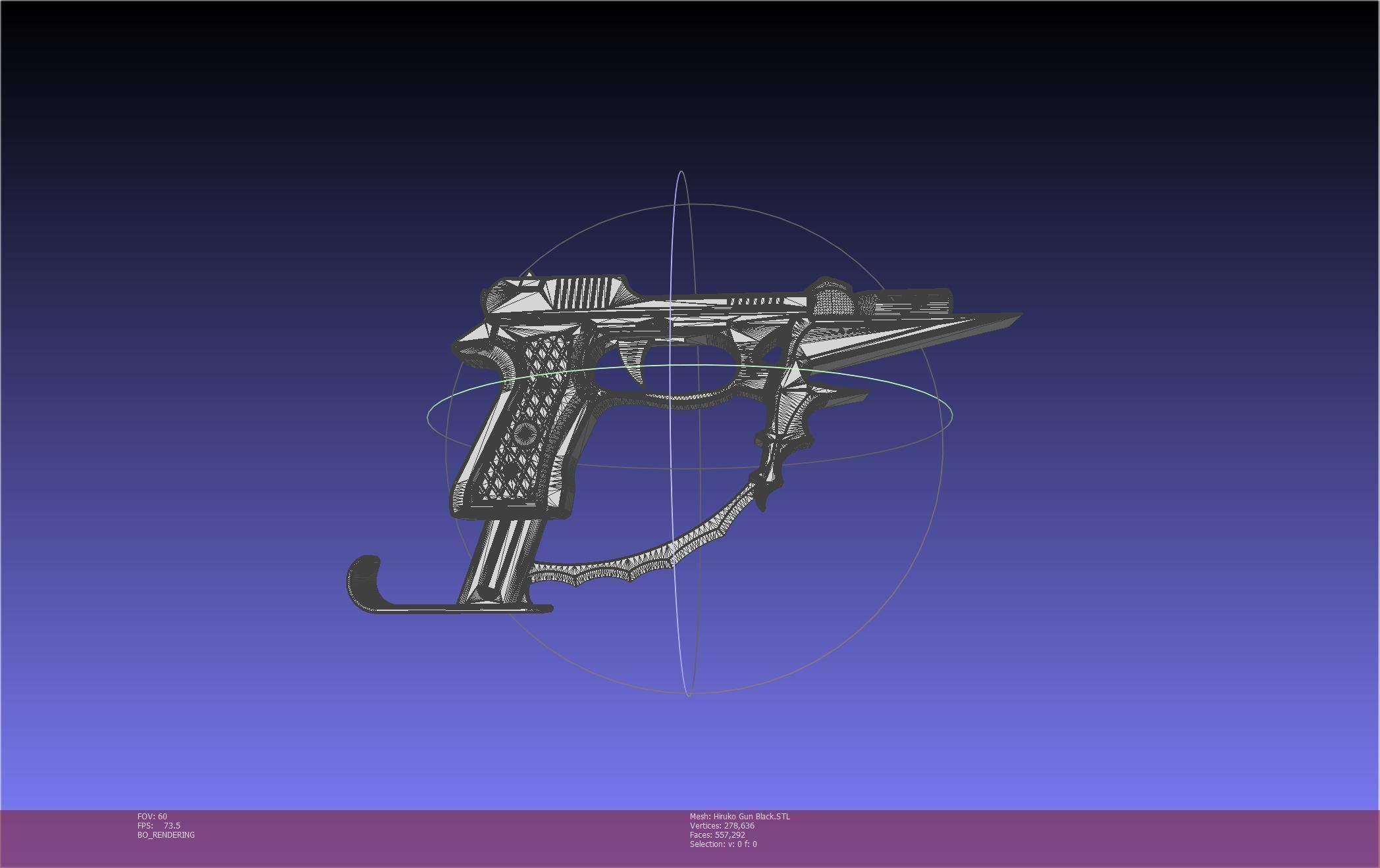 Black Bullet Kagetane Hiruko Guns Basic Models 3D model_41