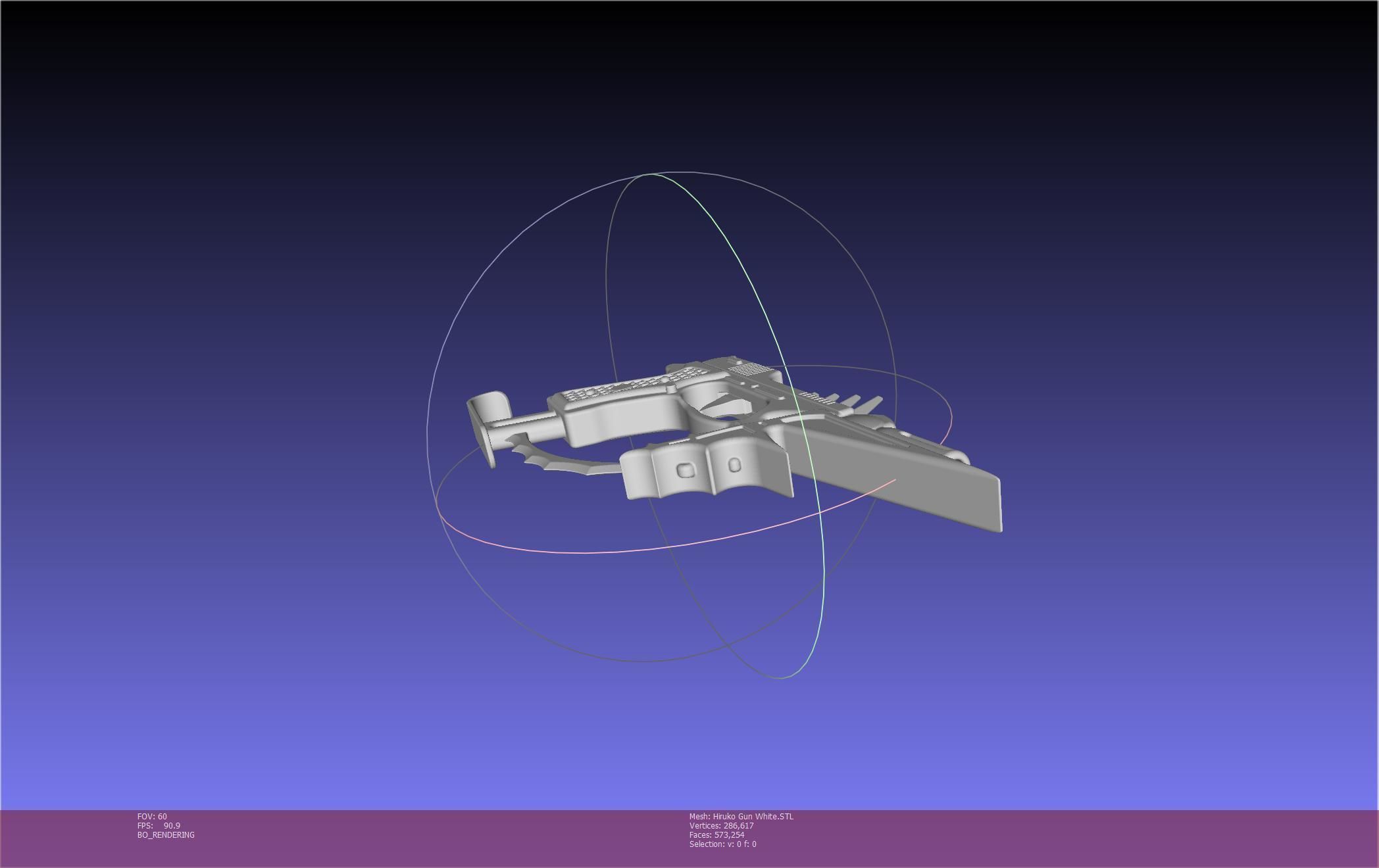 Black Bullet Kagetane Hiruko Guns Basic Models 3D model_109