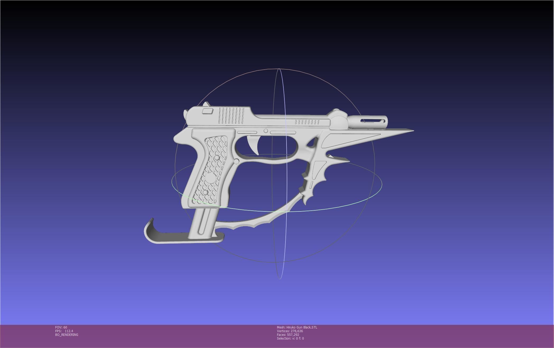 Black Bullet Kagetane Hiruko Guns Basic Models 3D model_14