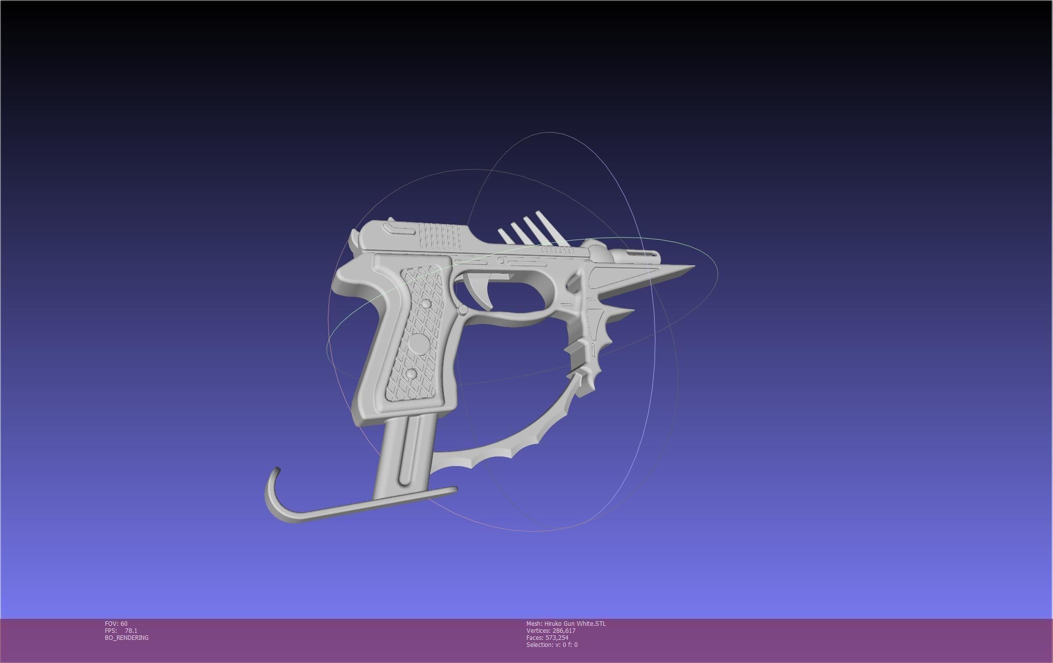 Black Bullet Kagetane Hiruko Guns Basic Models 3D model_130