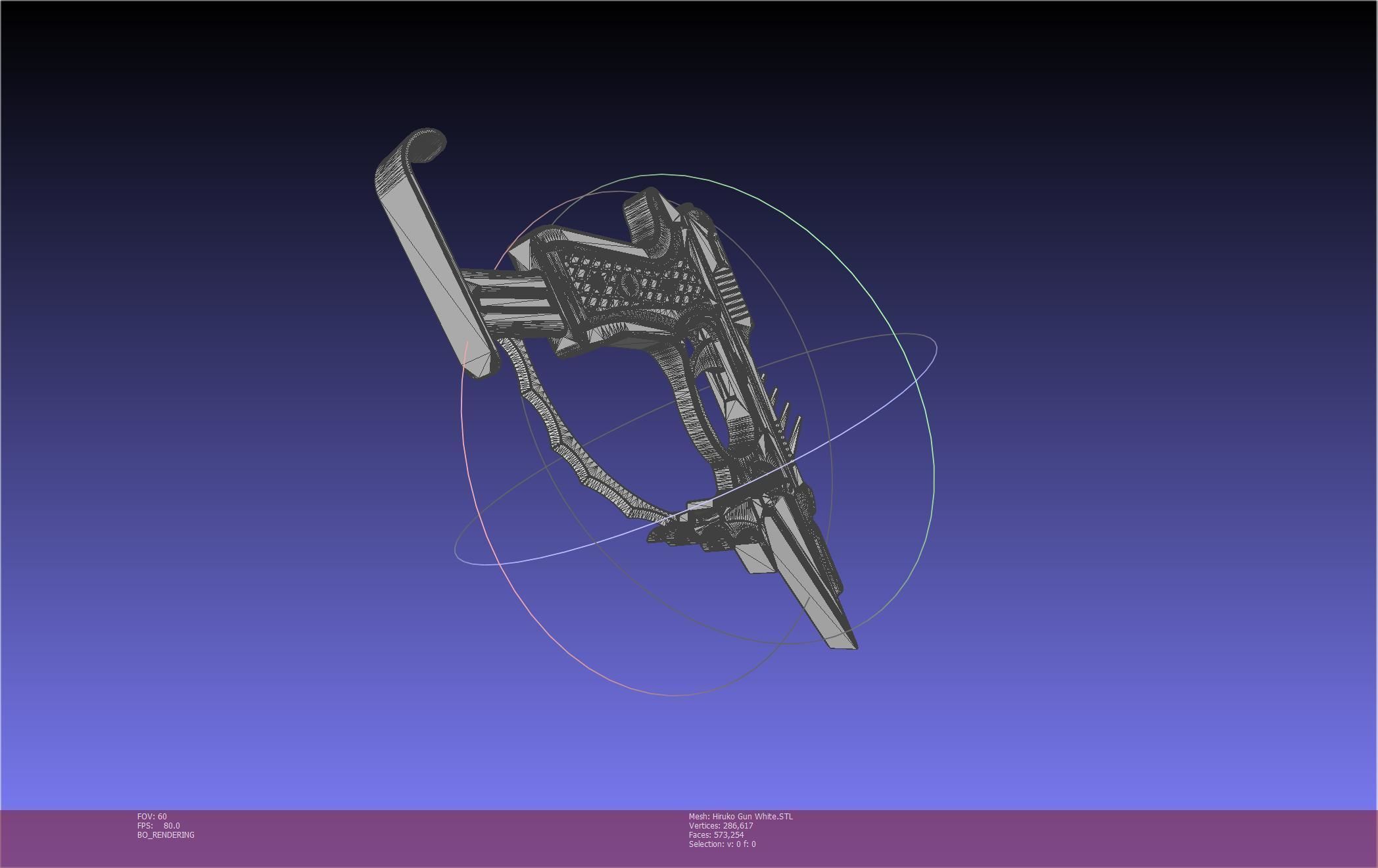 Black Bullet Kagetane Hiruko Guns Basic Models 3D model_139