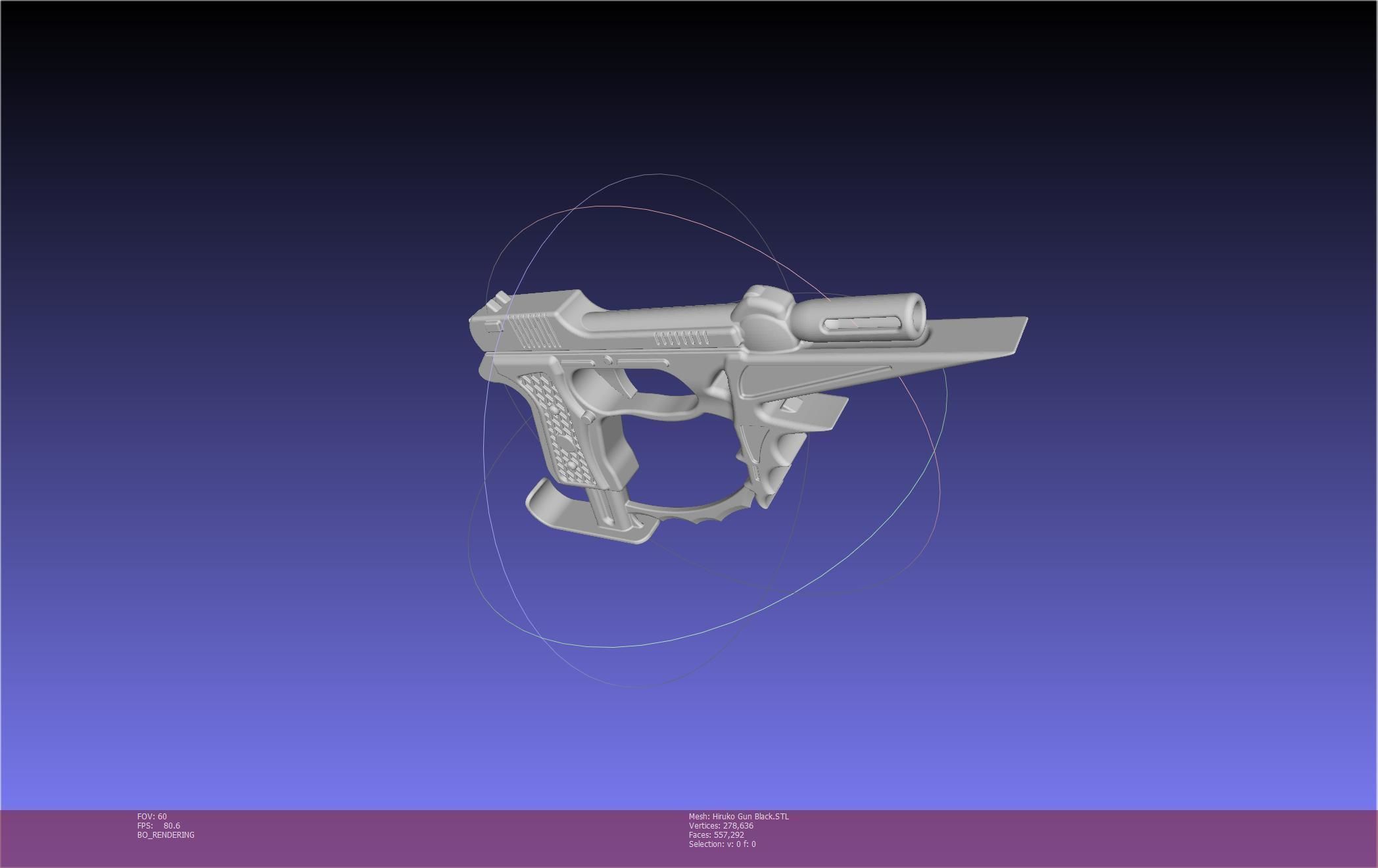 Black Bullet Kagetane Hiruko Guns Basic Models 3D model_38