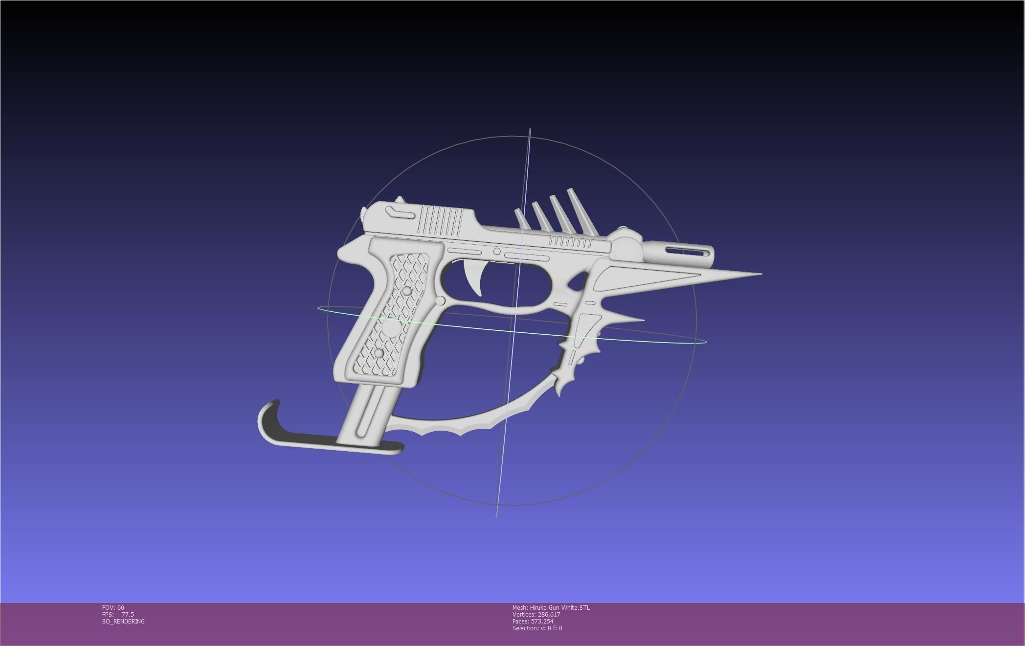 Black Bullet Kagetane Hiruko Guns Basic Models 3D model_101