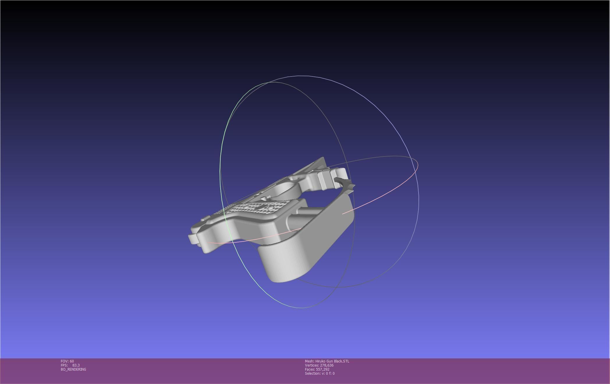 Black Bullet Kagetane Hiruko Guns Basic Models 3D model_77