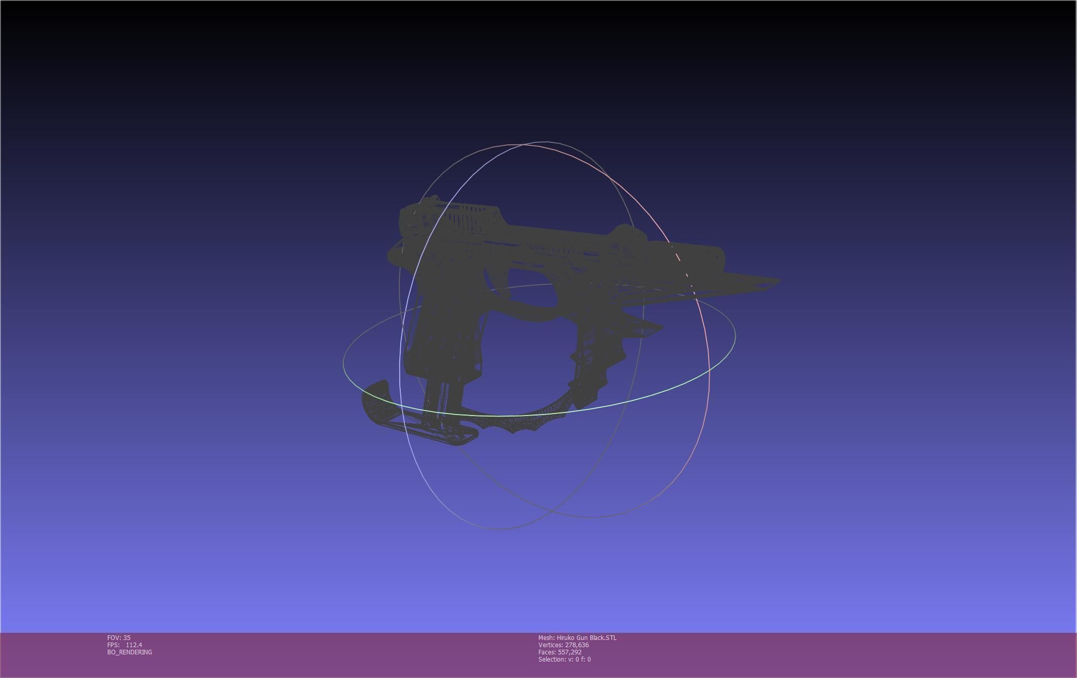 Black Bullet Kagetane Hiruko Guns Basic Models 3D model_94